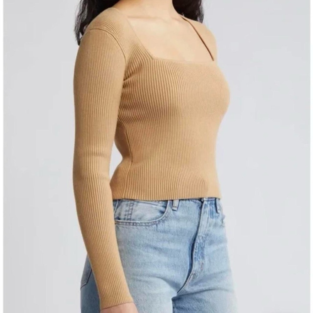 Open Edit Ribbed Sweater - Picture 3 of 7